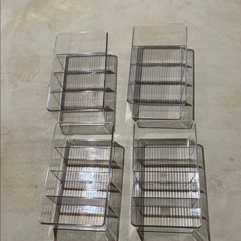 Clear Acrylic Storage Organizers